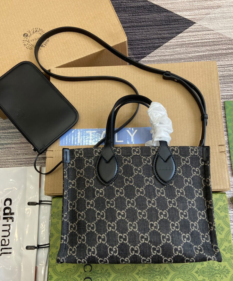 Gucci Ophidia GG Medium Tote Bag 772183 Black